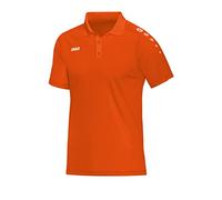 JAKO - Polo Classique, Mixte, Orange Fluo, XXL