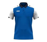 JAKO Polo Dynamic pour Enfant, Bleu Roi/Blanc/Bleu Marine, 152