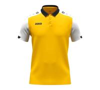 JAKO Polo Dynamic pour Enfant, Jaune/Blanc/Noir, 164