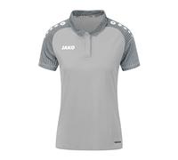 JAKO - Polo Performant, Femme, Gris Doux/Gris Pierre, 34