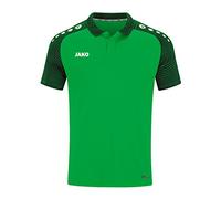 JAKO - Polo Performant, Mixte, Vert Tendre/Noir, M
