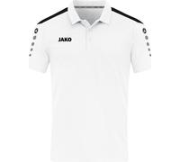 JAKO Polo Power unisexe, Couleur:blanc, Taille:L