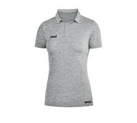 JAKO - Polo Premium Basics, Femme, Gris Clair Chiné, 36