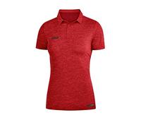 JAKO - Polo Premium Basics, Femme, Marbré De Rouge, 38