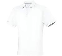 JAKO Polo Team T-Shirt Unisexe, Enfant, 6333, Blanc., 140 cm
