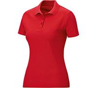 JAKO Polo Team T-Shirt Unisexe, Enfant, 6333, Rouge, 140 cm