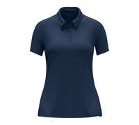 JAKO Polo uni pour Femme, Bleu Marine, Taille M
