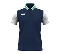 JAKO Polo Unisexe Dynamic, Bleu Marine/Blanc/Menthe, Taille L