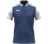 JAKO Polo Unisexe Dynamic, Bleu Nuit/Blanc/Gris Clair, 4XL