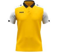JAKO Polo Unisexe Dynamic, Jaune/Blanc/Noir, Taille L