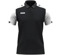 JAKO Polo Unisexe Dynamic, Noir/Blanc/Anthracite, Taille L