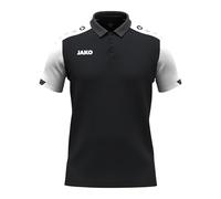 JAKO Polo Unisexe Dynamic, Noir/Blanc/Anthracite, XL