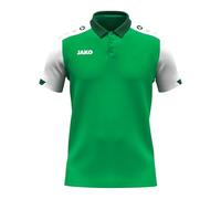 JAKO Polo Unisexe Dynamic Vert/Blanc/Vert foncé, 3XL