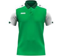 JAKO Polo Unisexe Dynamic, Vert/Blanc/Vert foncé, Taille L