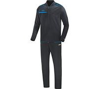 JAKO Prestige Survêtement de présentation Homme, Anthracite/Bleu