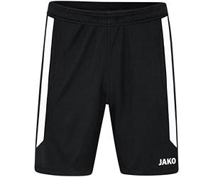 JAKO - Puissance du Short, Mixte Enfant, Noir Et Blanc, 140