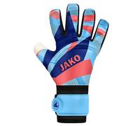 JAKO River Supersoft NC Gants de Gardien de But Unisexes, Bleu Ciel/Bleu Marine, Taille 11