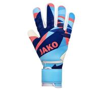 Jako River WRC Protection Gants de Gardien de But Unisexes, Bleu Ciel/Bleu Marine, Taille 11,5