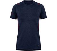 JAKO - Défi des T-Shirts, Mixte, Marbré De Noir/Rouge, XL
