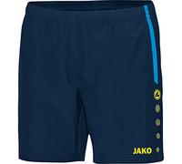 Jako Short Champ et Jupes, Femme, Champ, Marine/Blau/Neongelb