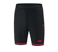 Jako Short de Football pour Enfant, Taille 140, Noir/Rouge Sport