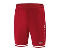 Jako Short de Football pour Enfant, Taille 164, Rouge Chili/Blanc