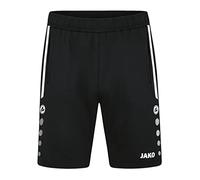 JAKO - Short D'Entraînement Polyvalent, Mixte, Noir, M