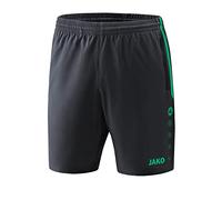 JAKO - Shorts de Sport Competition 2.0, Mixte, Anthracite/Turquoise, S