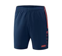 JAKO - Shorts de Sport Competition 2.0, Mixte, Marine/Flamme, XXL