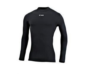 Jako Skinbalance Maillot seconde peau à col roulé pour homme Noir Noir XX-Small