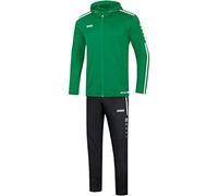 JAKO Striker 2.0 M9619 Survêtement de présentation à capuche pour femme Vert/blanc Taille 42