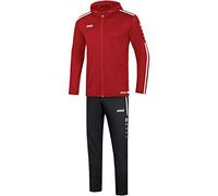 JAKO Striker 2.0 M9619 Survêtement de présentation à capuche pour homme Rouge/blanc Taille L