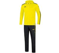 JAKO Striker M9619 Survêtement de présentation à capuche pour homme Jaune fluo/noir Taille M