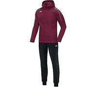 JAKO - Survêtement Classico En Polyester Avec Capuche, Mixte, Bordeaux, M