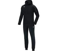 JAKO - Survêtement Classico En Polyester Avec Capuche, Mixte Enfant, Noir, 164