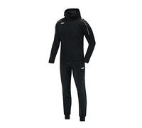 JAKO - Survêtement Classico En Polyester Avec Capuche, Mixte, Noir, S