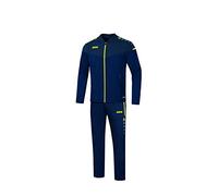 JAKO Survêtement de présentation pour homme Champ 2.0, marine/bleu foncé/jaune fluo, S, M9520