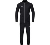 JAKO Survêtement en polyester Challenge, taille M, couleur : noir/blanc