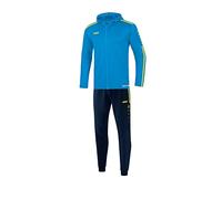 JAKO Survêtement en polyester Striker 2.0 avec capuche Bleu/jaune fluo Taille 3XL M9419