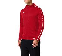 JAKO Survêtement en polyester Striker 2.0 avec capuche pour homme Rouge/blanc Taille XL