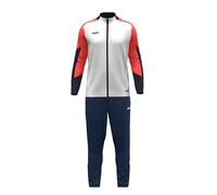 JAKO Survêtement en polyester unisexe Dynamic, blanc/corail/bleu marine, L