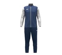 JAKO Survêtement en polyester unisexe Dynamic, bleu nuit/blanc/gris clair, 4XL