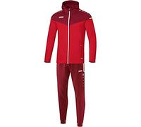 JAKO Survêtement enfant polyester Champ 2.0 avec capuche Rouge/bordeaux 128 M9420