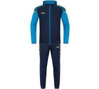 JAKO - Survêtement Performant En Polyester Avec Capuche, Mixte Enfant, Marine/Bleu Jako, 152