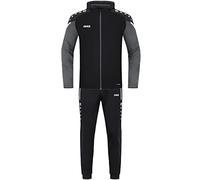 JAKO - Survêtement Performant En Polyester Avec Capuche, Mixte, Noir/Jaune Doux, L