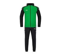 JAKO - Survêtement Performant En Polyester Avec Capuche, Mixte, Vert Tendre/Noir, S