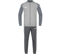 JAKO - Survêtement Performant En Polyester, Mixte, Gris Doux/Gris Pierre, M