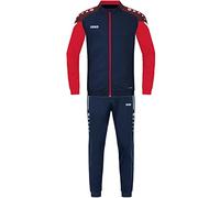 JAKO - Survêtement Performant En Polyester, Mixte, Marine/Rouge, 3XL