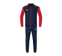 JAKO - Survêtement Performant En Polyester, Mixte, Marine/Rouge, 4XL