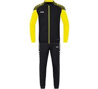 JAKO - Survêtement Performant En Polyester, Mixte, Noir/Jaune Doux, 3XL